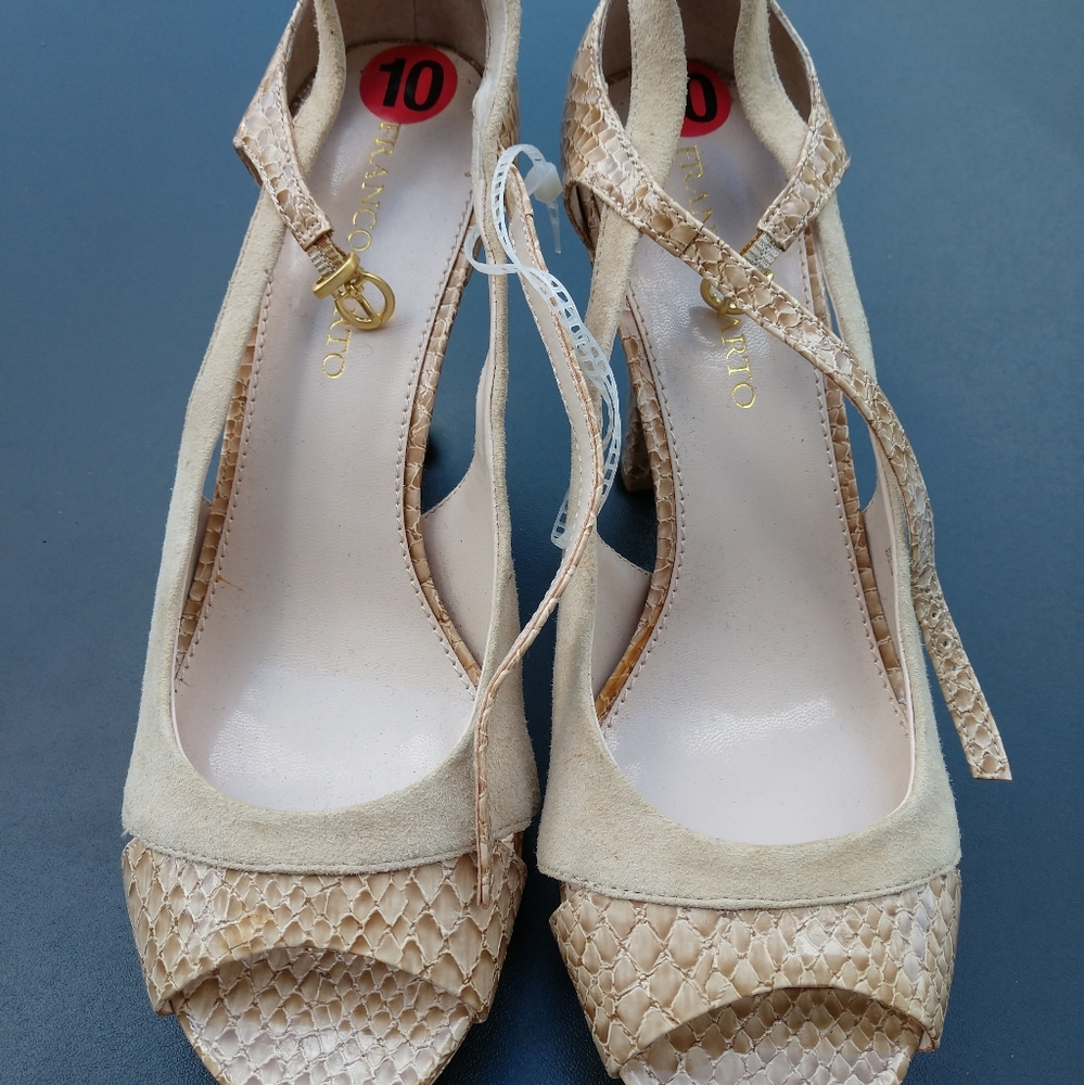Bnwt Franco Sarto peep toe shoes